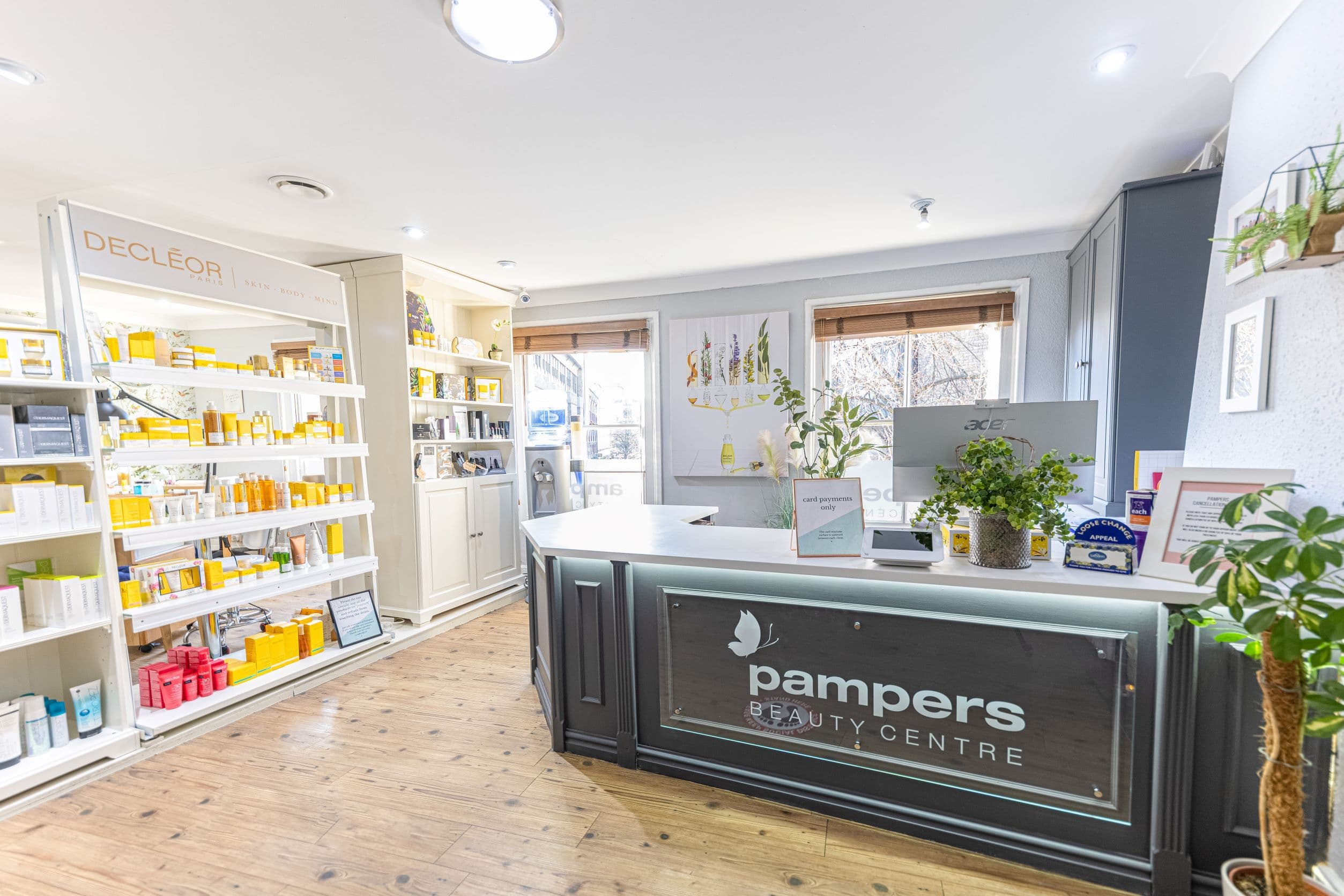 The Pampers Beauty Centre reception